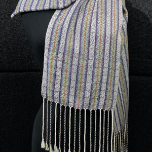 SBS-52 Scottish Charcoal silk scarf